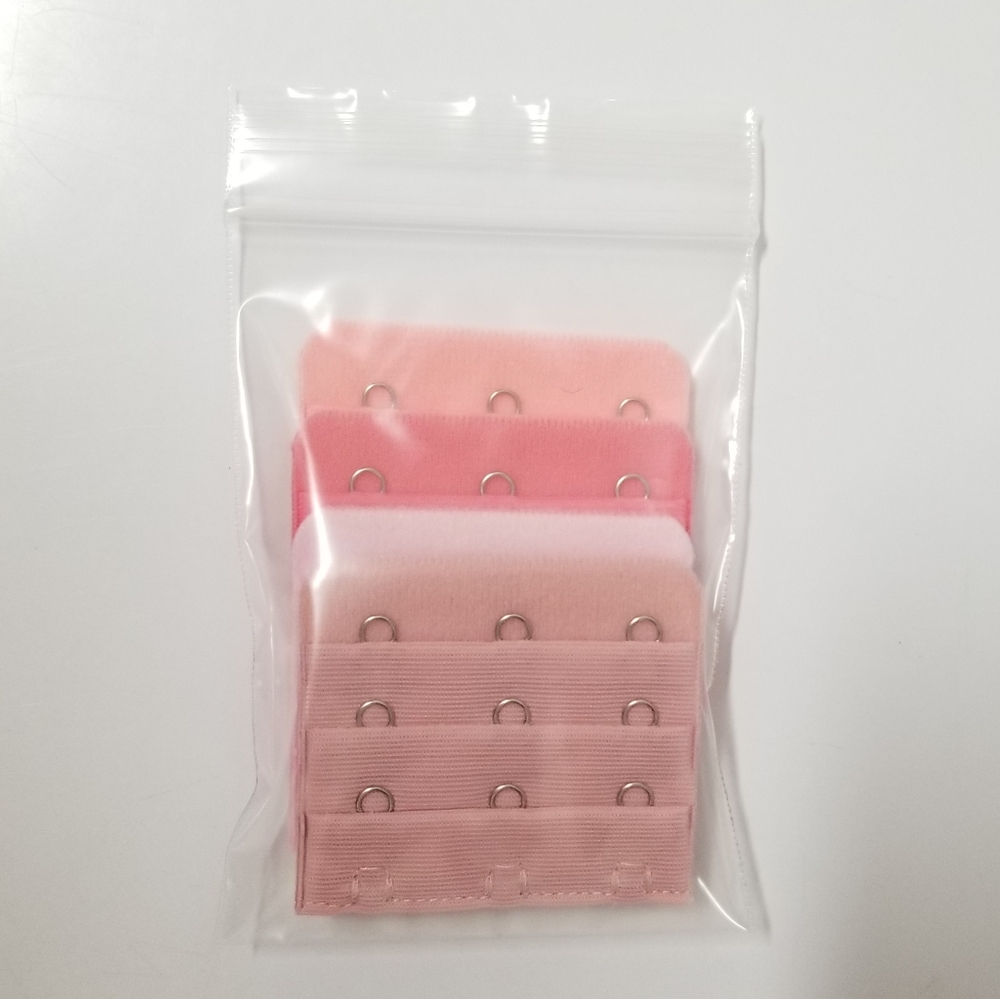 NEW Pink & Coral 3 Hook & 3 Row Bra Extenders Set of 4